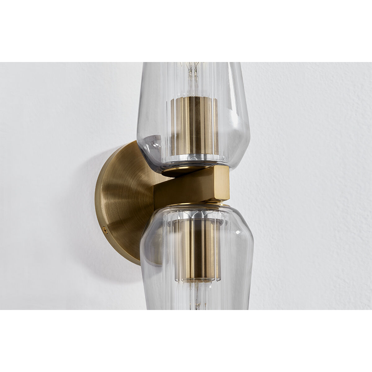 Rex 2 Light 4.75 inch Patina Brass Wall Sconce Wall Light